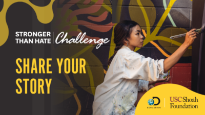 Social & Emotional Learning Challenge from Discovery Education & USC Shoah Foundation Offers Students Opportunity to Win $10,000